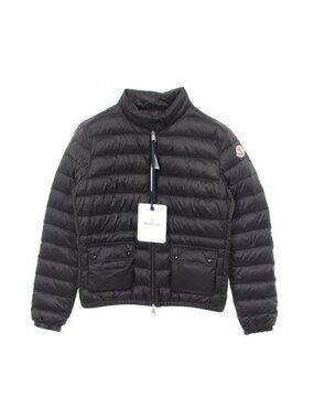 Moncler Down Jacket Lans Black Nylon